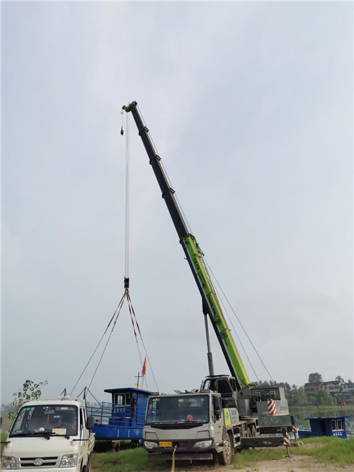 市中区桥梁建设吊装案例
